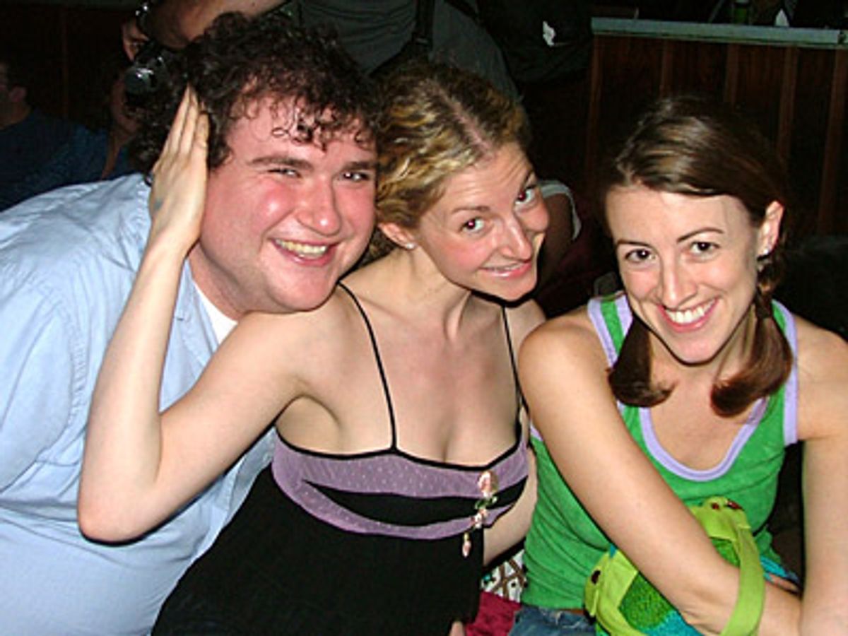 Todd Buonopane, Lauren Molina and Kate Wetherhead
who came out to support their fellow castmates at 