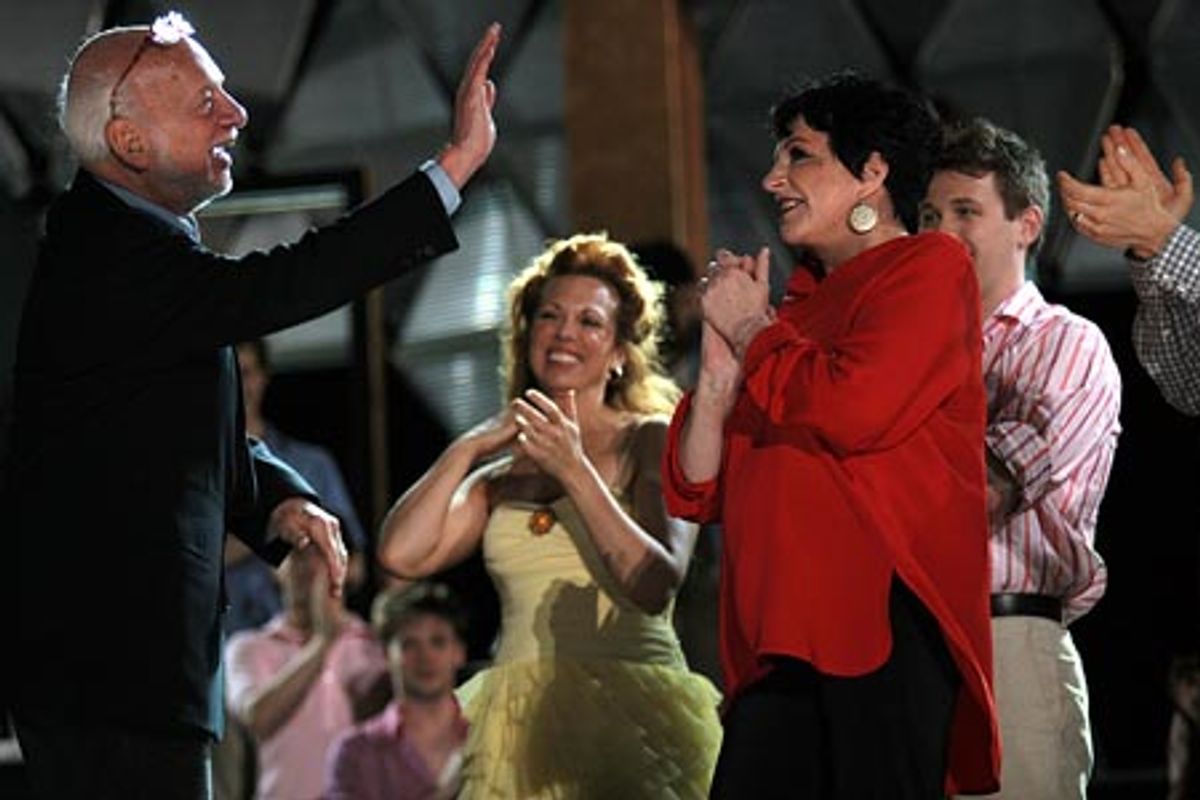 Harold Prince, Carolee Carmello, Liza Minnelli and Michael Arden at 