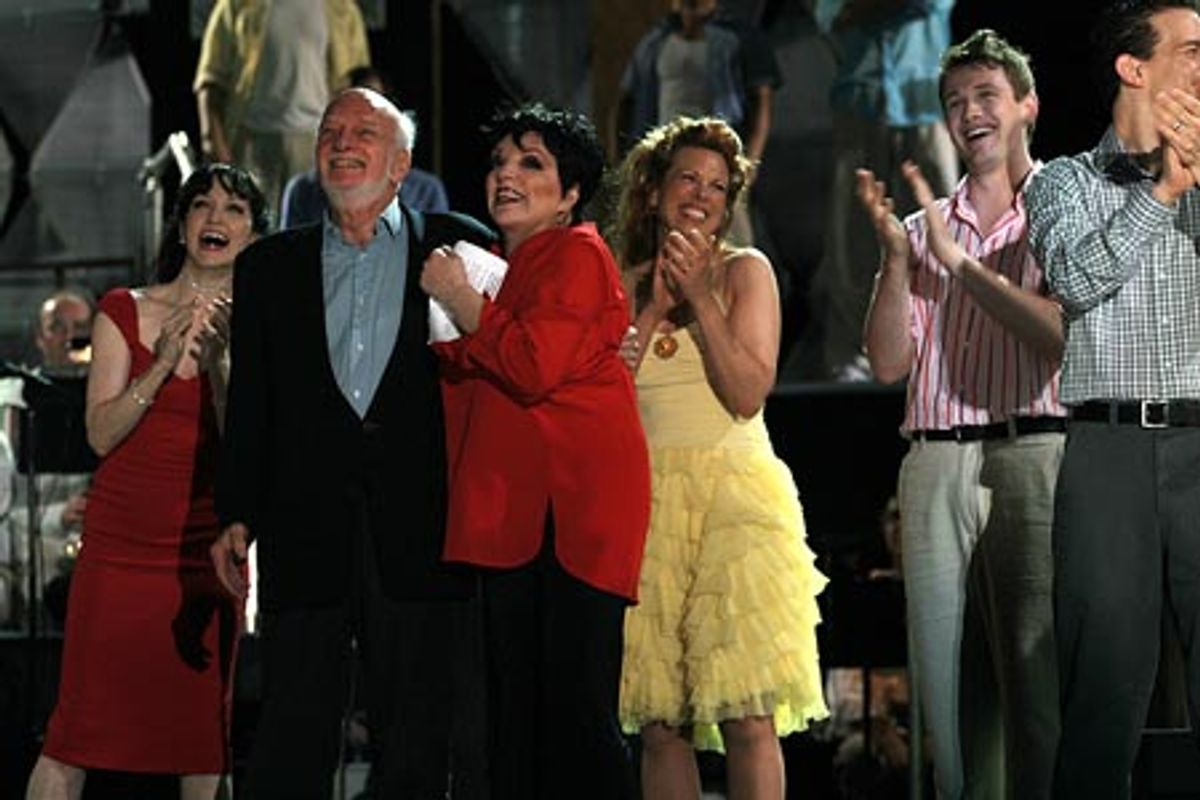 Bebe Neuwirth, Harold Prince, Liza Minnelli, Carolee Carmello, and Michael Arden  at 