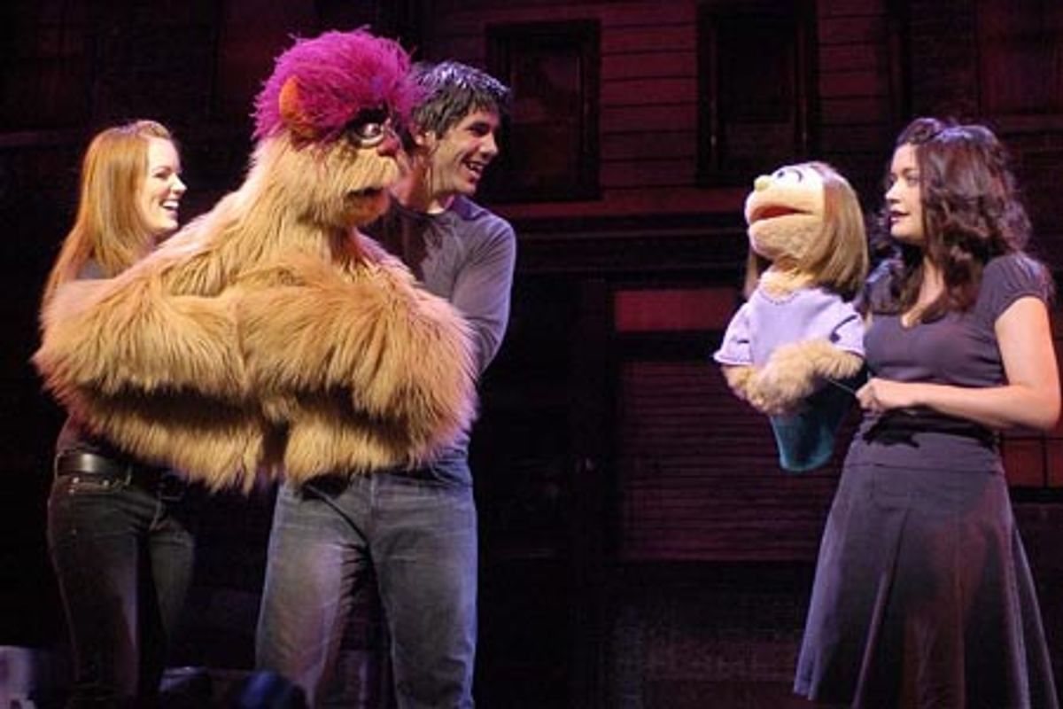 Clare Foster, Simon Lipkin and Julie Atherton at 