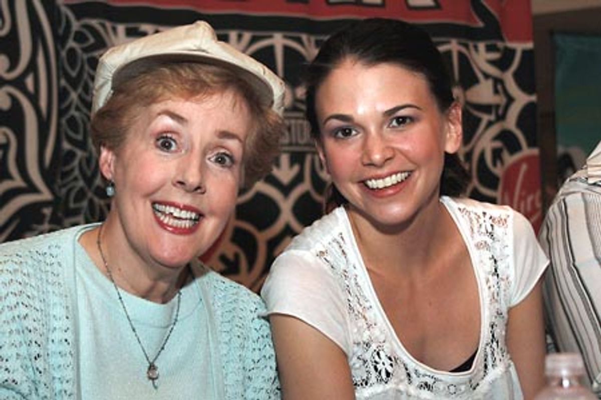 Georgia Engel and Sutton Foster at 