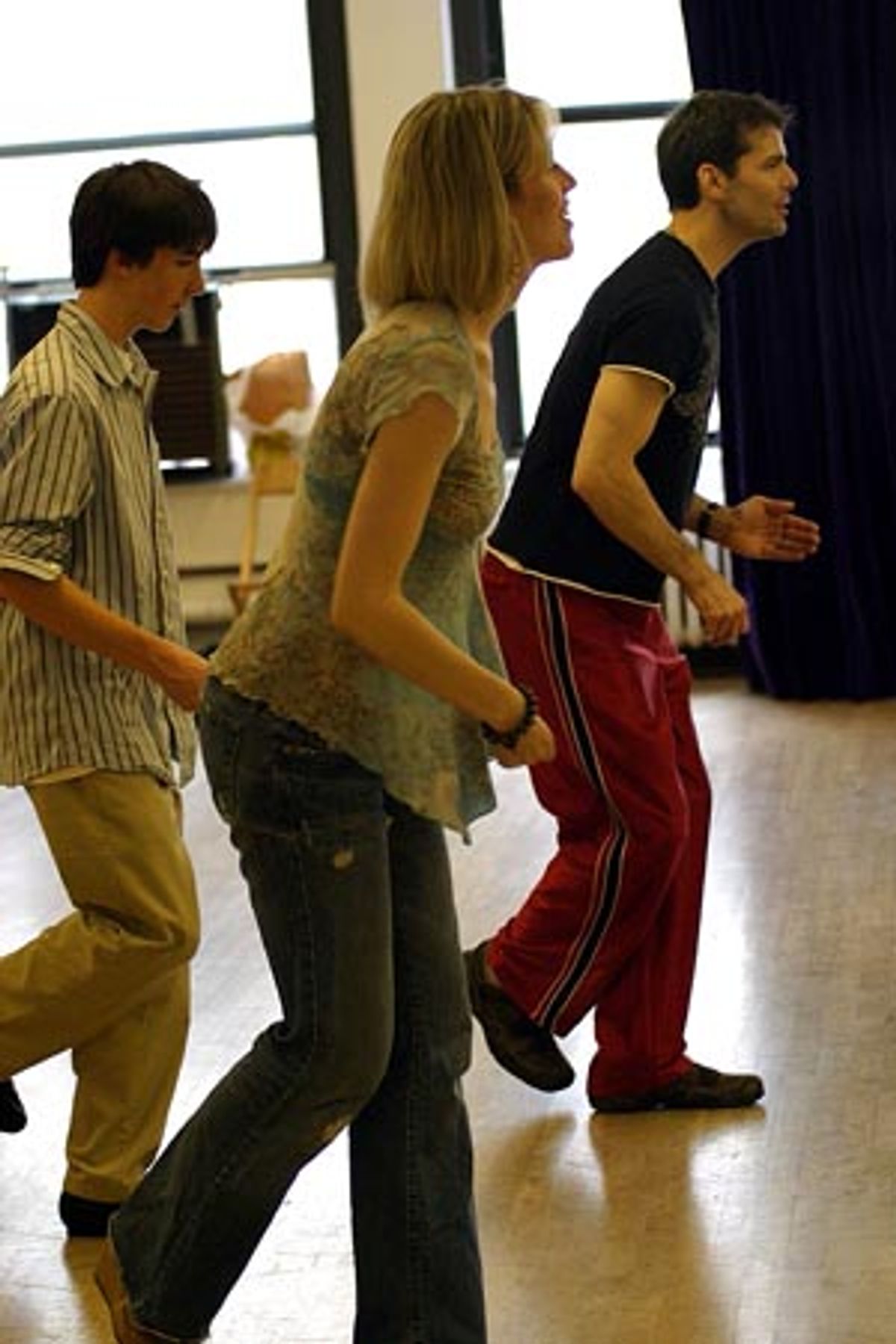 Jenny Lynn Spencer, Dennis Chambers and J. Robert Spencer
 at 