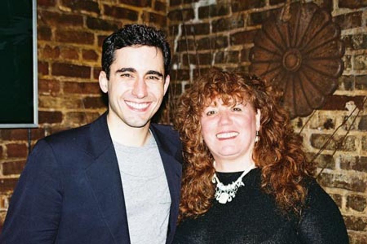 John Lloyd Young and Katie Agresta (Vocal Coach) at 