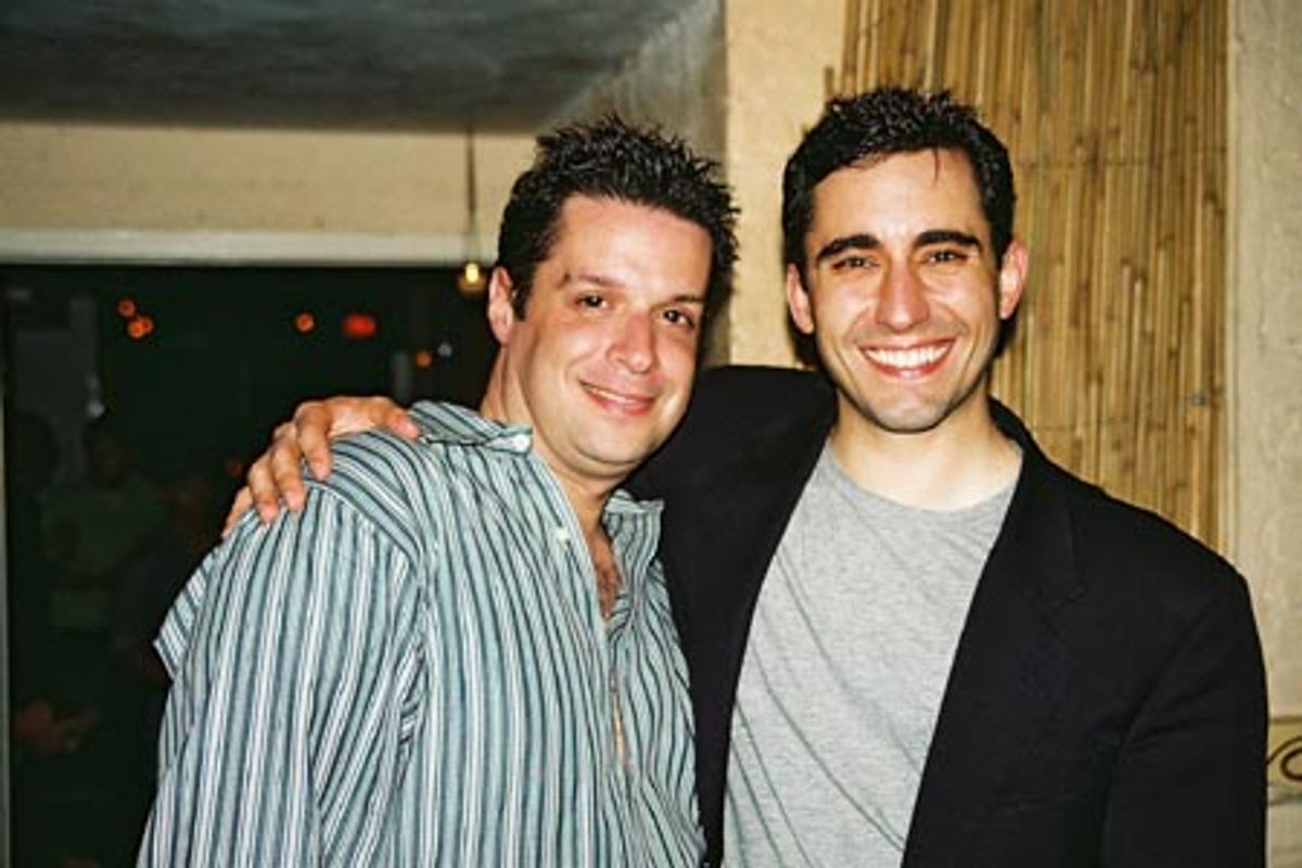 Joe Calarco (BSC's Burnt Part Boys) and John Lloyd Young

 at 