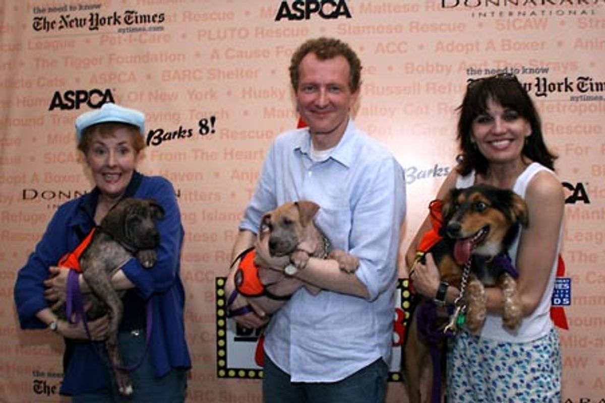 Georgia Engel, Bob Martin and Beth Leavel
 at 