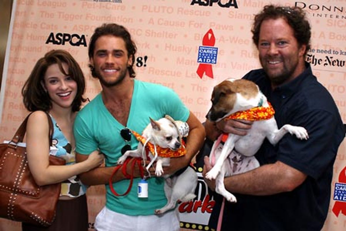 Jenn Gambatese, Josh Strickland and Shuler Hensley
 at 