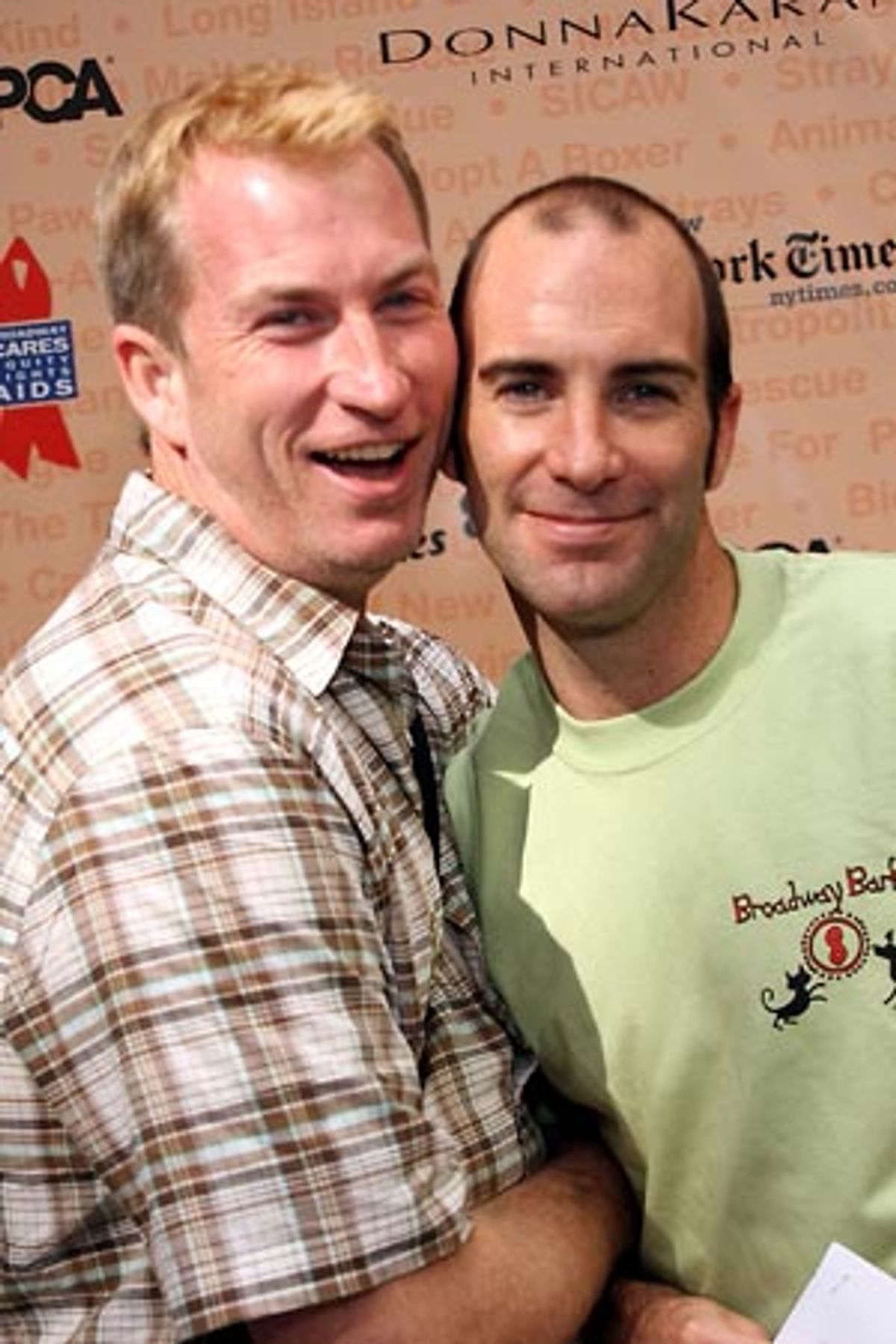 Stephen Keough and Brad Bradley at 