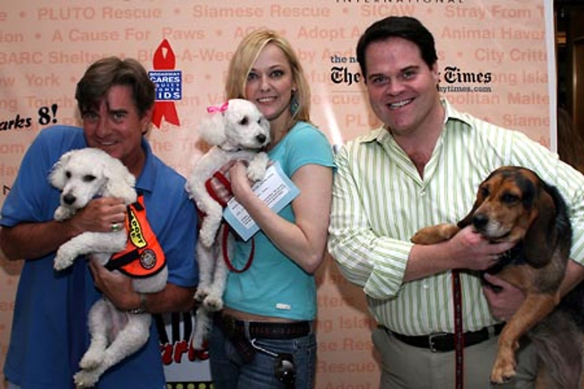 Gary Beach, Angie Schworer and John Treacy Egan at 