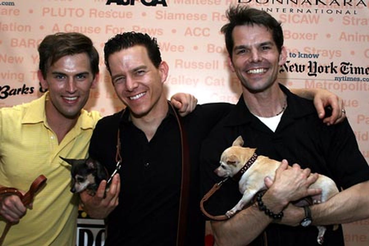 Daniel Reichard, Christian Hoff and J. Robert Spencer at 