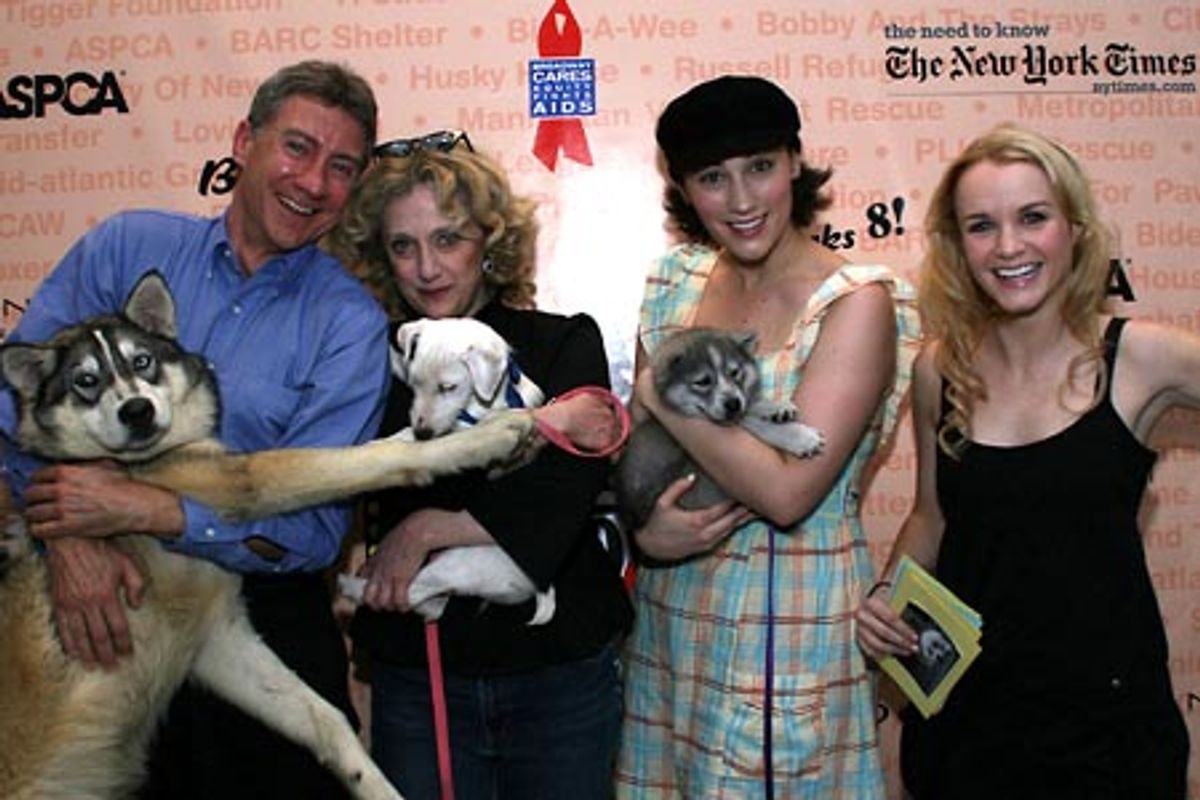 David Garrison, Carol Kane, Eden Espinosa, and Kate Reinders at 