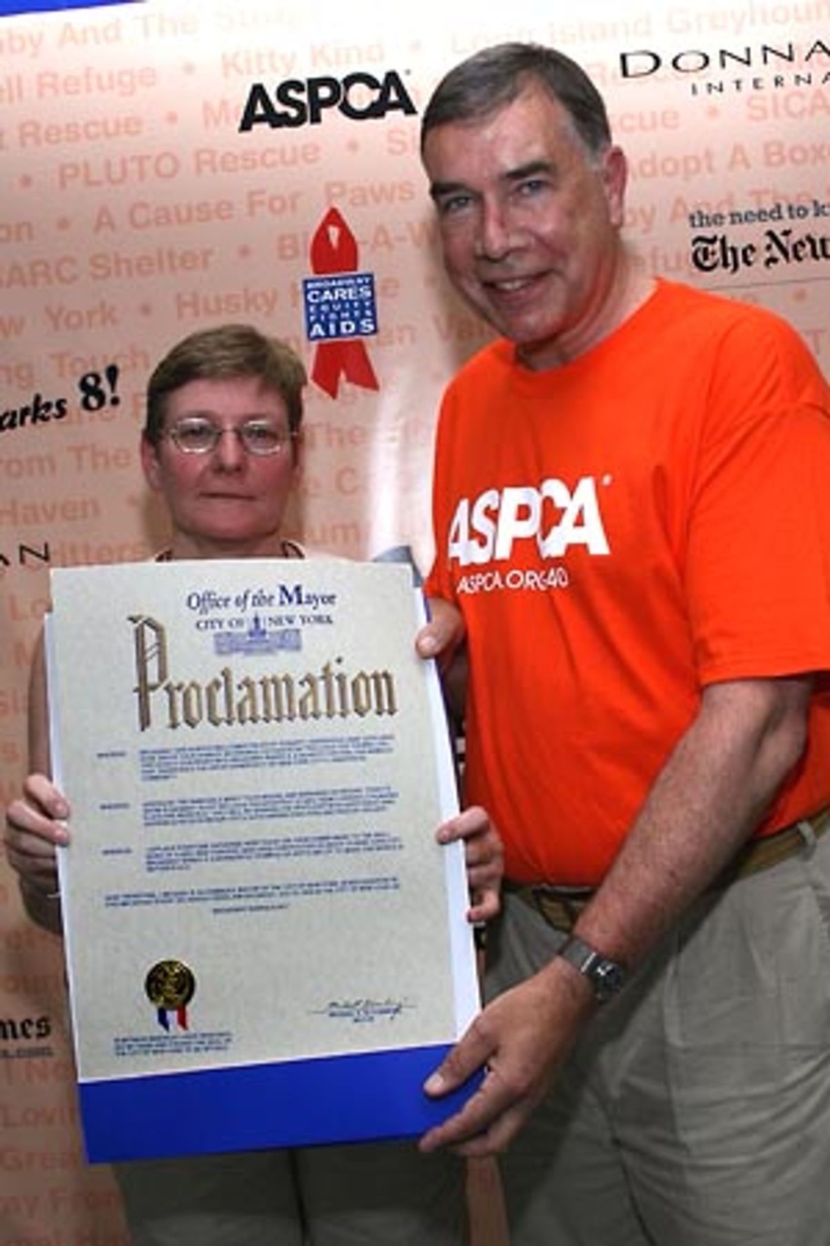 Ed Sayers and Jane Hoffman at 