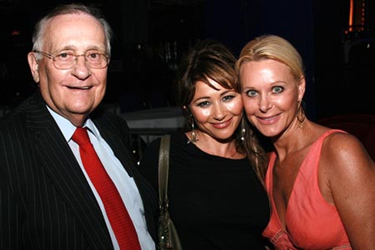 Phil Smith, Frances Ruffelle and Tricia Walsh-Smith at 