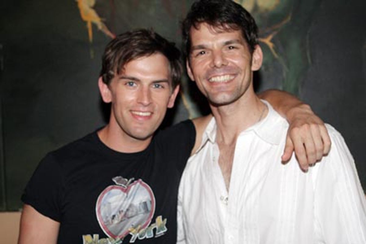 Daniel Reichard and J. Robert Spencer at 