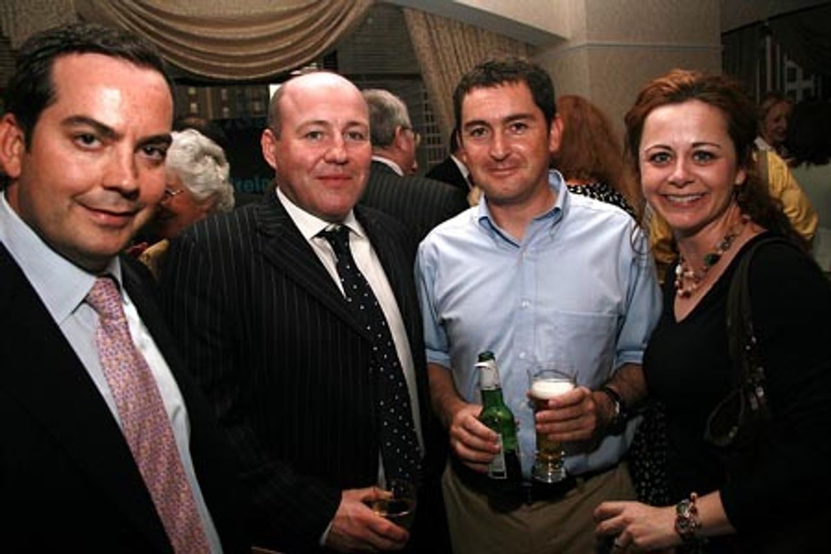 Matthew McBride, Andrew Pike, Robert Shortt, and Geraldine Hughes at 