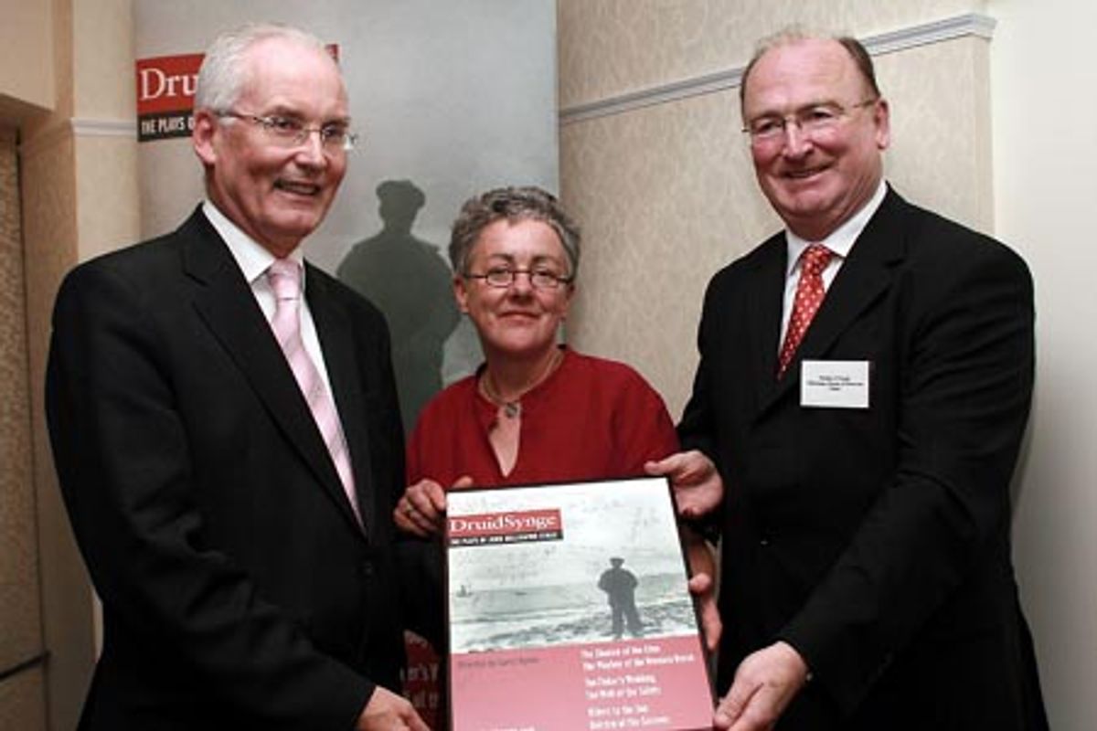 Tim O'Connor, Garry Hynes and Seamus O'Grady
 at 