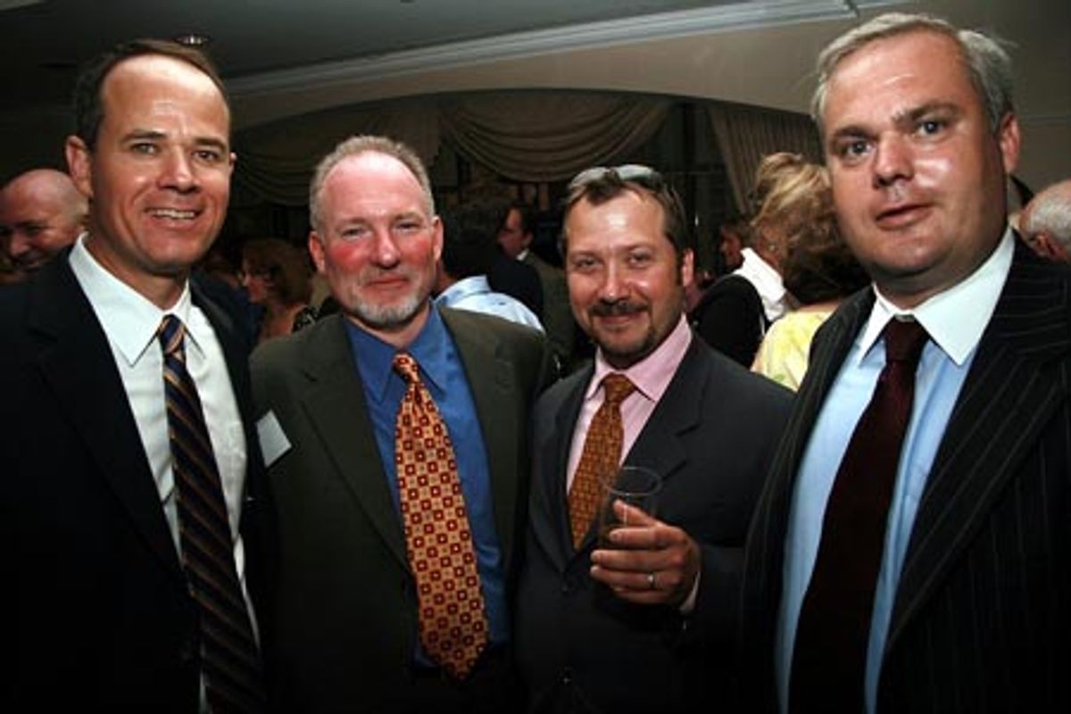 Steven Collins, John Cronogue, Mark Montague, and David M.J. Nolan at 