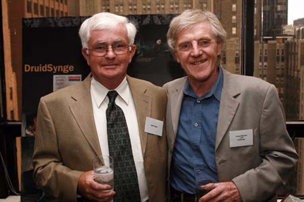John Hughes and Eamon Morrissey
 at 