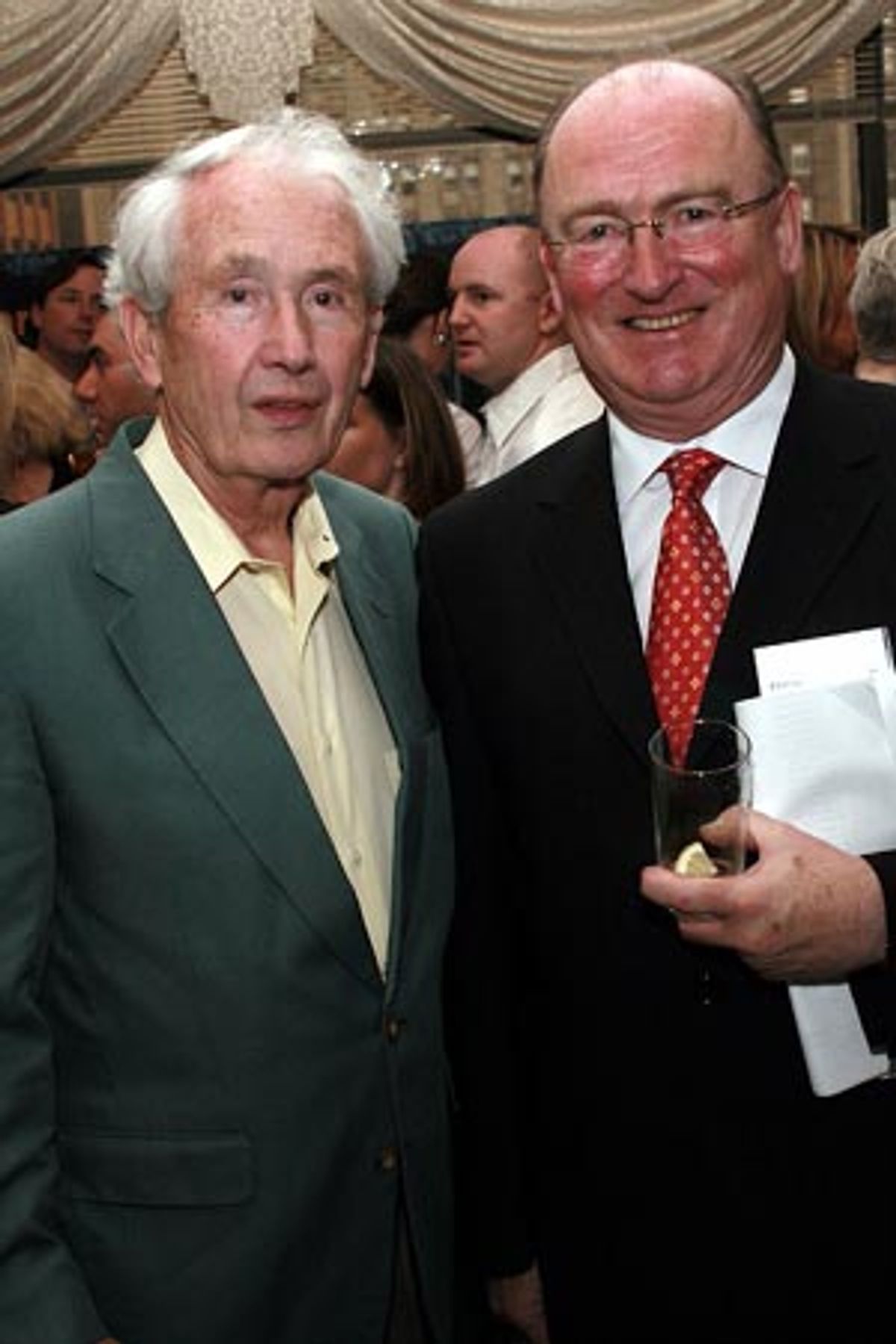 Frank McCourt and Seamus O'Grady at 