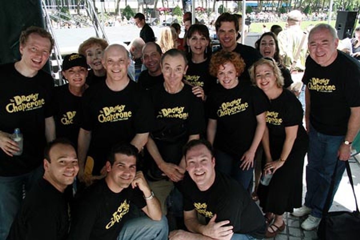 The cast of The Drowsy Chaperone at 