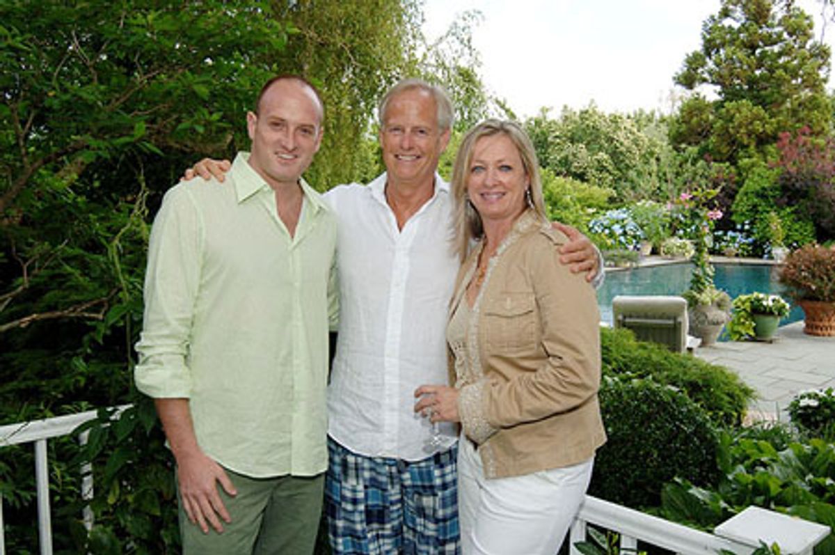 Director Mike Sucsy with Bouvier and Eva Beale at 