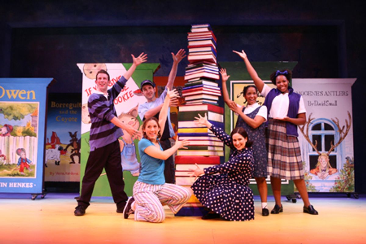 Nick Blaemire, Farah Alvin, David A. Austin, Stephanie D'Abruzzo, Carla Woods and Aurelia Williams at 