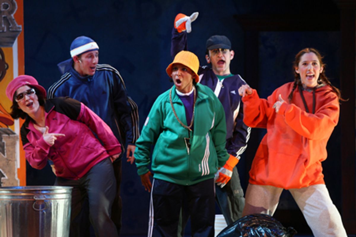 Stephanie D'Abruzzo, Nick Blaemire, Carla Woods, David A. Austin and Farah Alvin at 