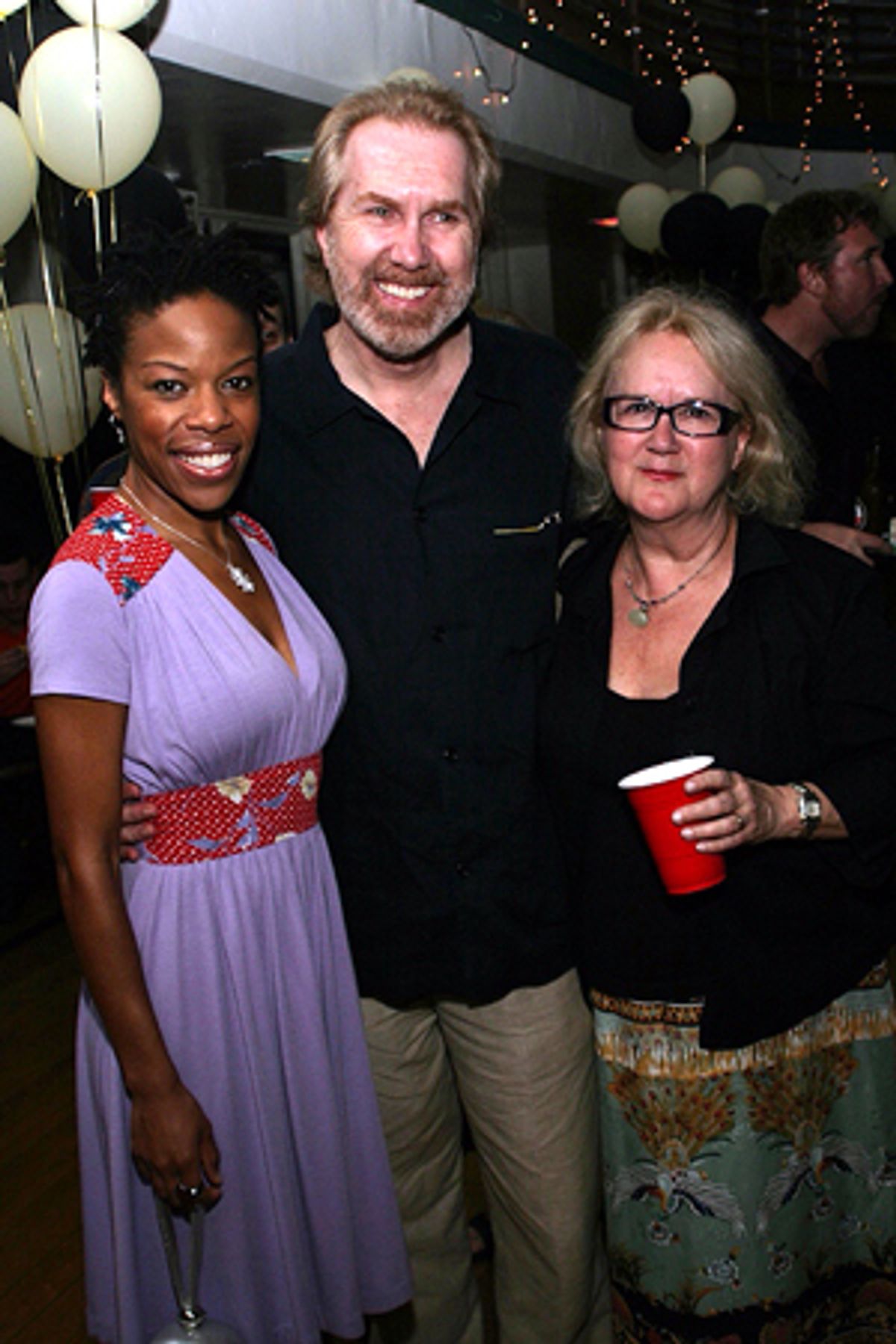 Nilaja Sun, Harry Groener, and Dawn Didawick at 