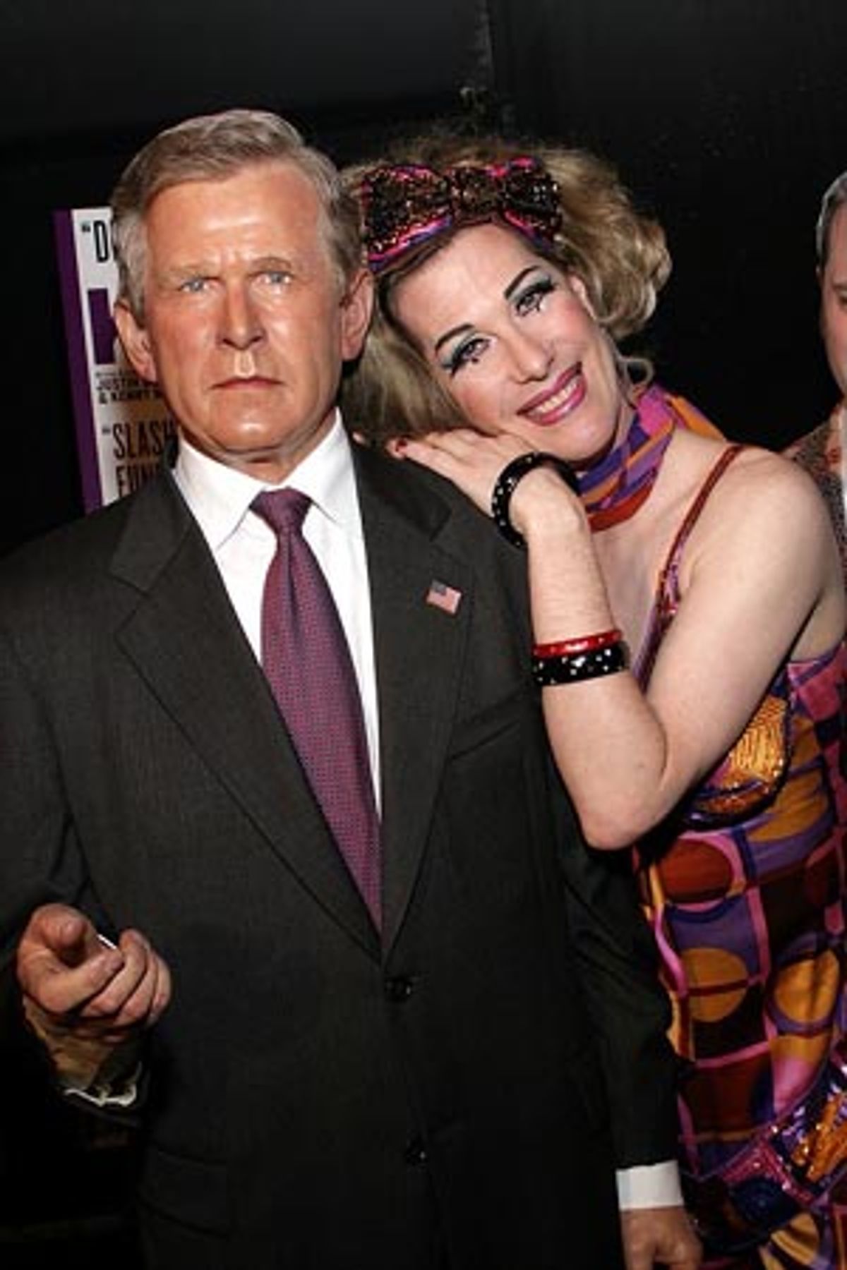 Justin Bond as Kiki at Kiki & Herb Preview at Madame Tussaud's