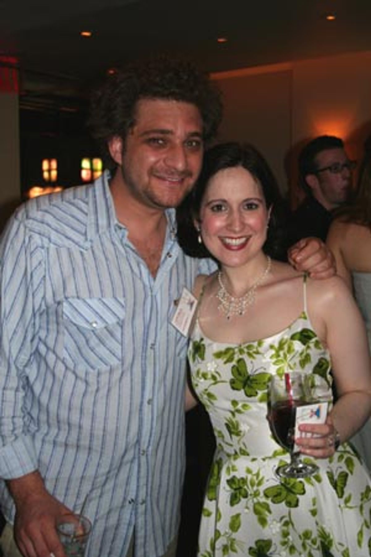 Jeff Marx and Stephanie D'Abruzzo at 