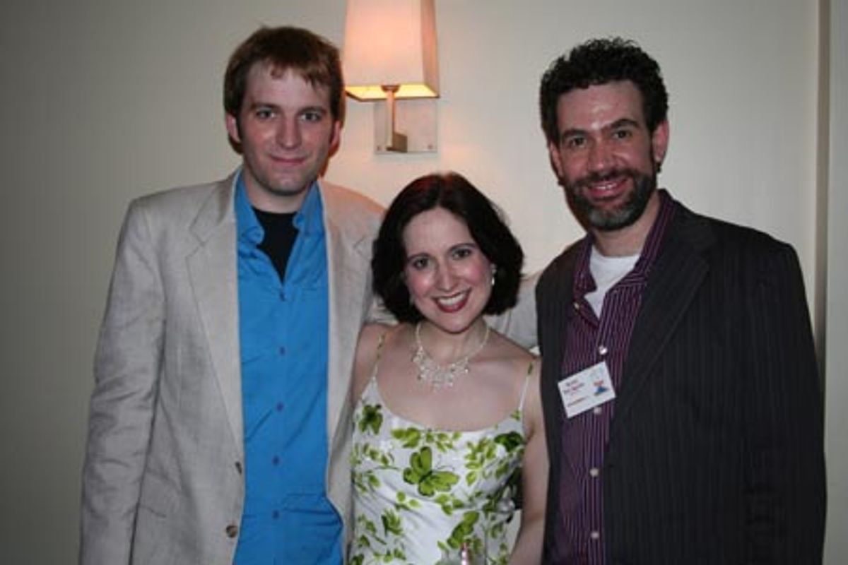 Ryan Davis, Stephanie D'Abruzzo and Kevin Del Aguila at 