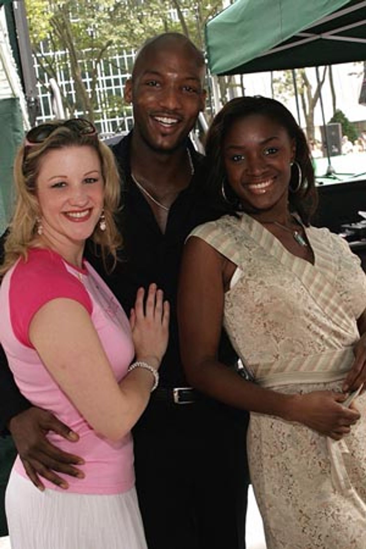 Katie Adams, Clifton Oliver and Saycon Sengbloh at 