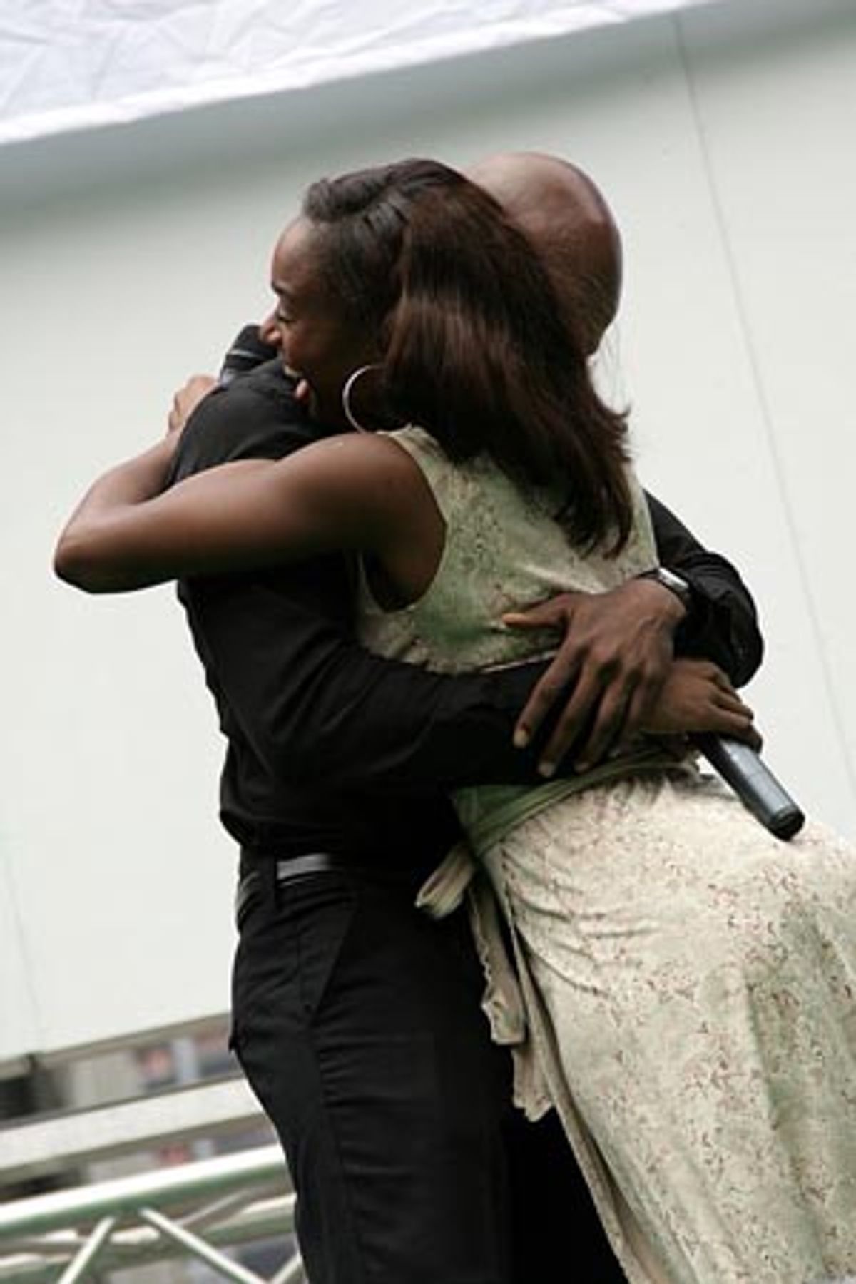 Clifton Oliver and Saycon Sengbloh at 