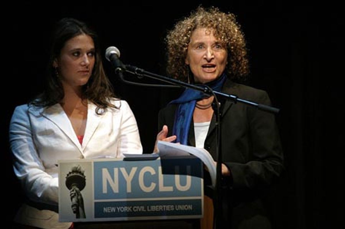 Lianna Stampur and Donna Lieberman at 