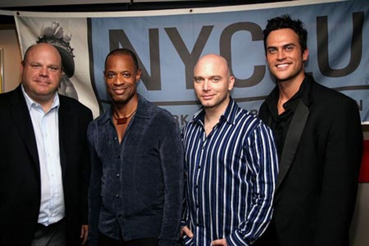 Kevin Chamberlin, Thos Shipley, Michael Cerveris and Cheyenne Jackson at 