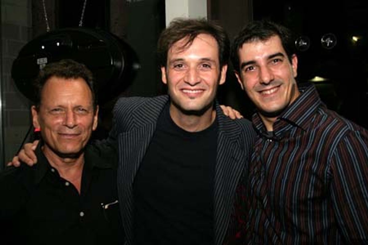 Michael Weller, Drew Sarich, and Drew DeCorleto at 