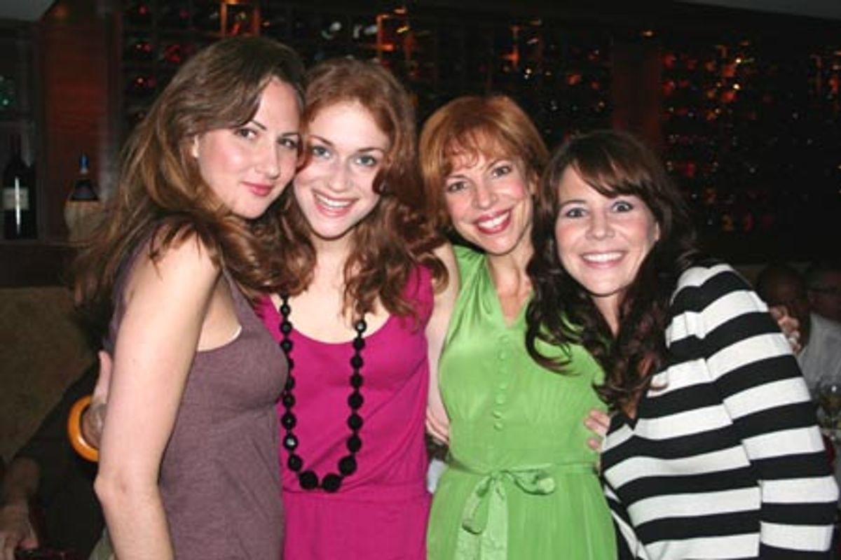 The 'Jersey Girls:' Heather Ferguson, Erica Piccininni, Jennifer Naimo and Sara Schmidt at 
