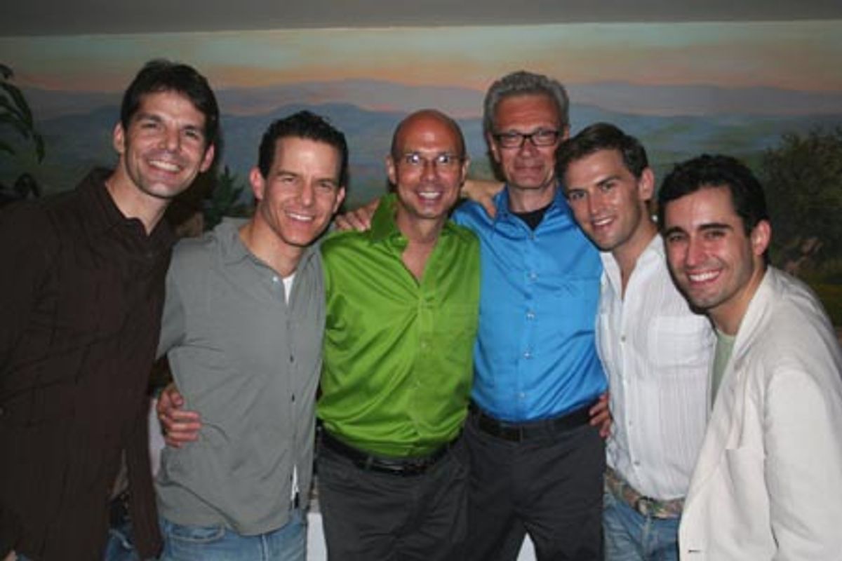 J. Robert Spencer, Christian Hoff, Richie Ridge, Preston Ridge, Daniel Reichard and John Lloyd Young at 