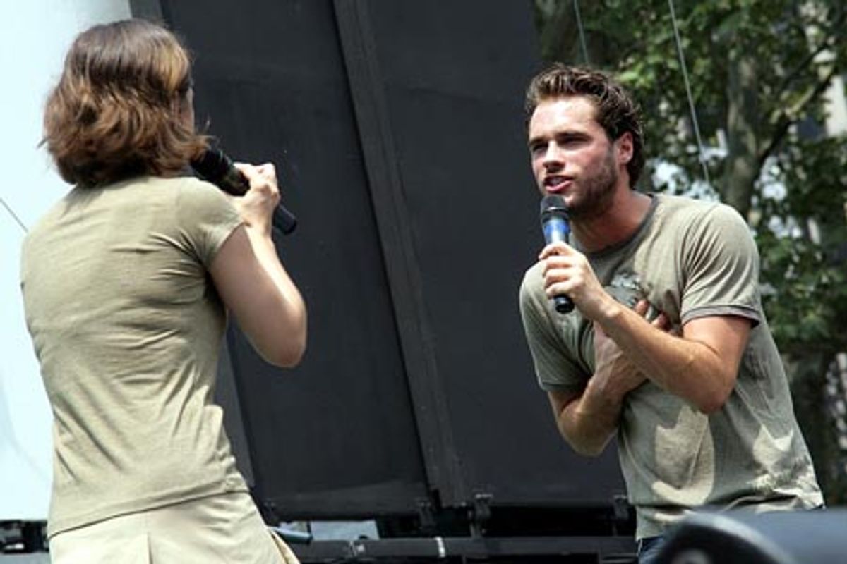 Jenn Gambatese and Josh Strickland at 