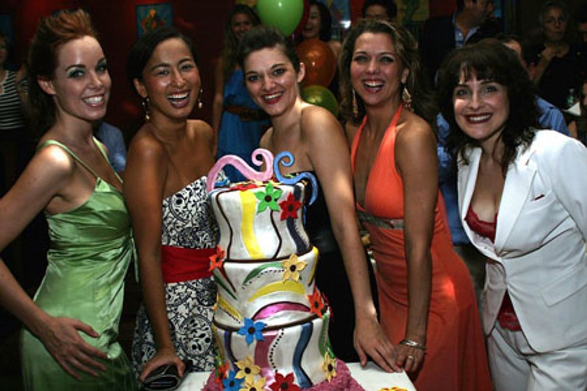 Erica Schroeder, Marie-France Arcilla, Erin Crosby, Julie Dingman-Evans, and Denise Summerford at 