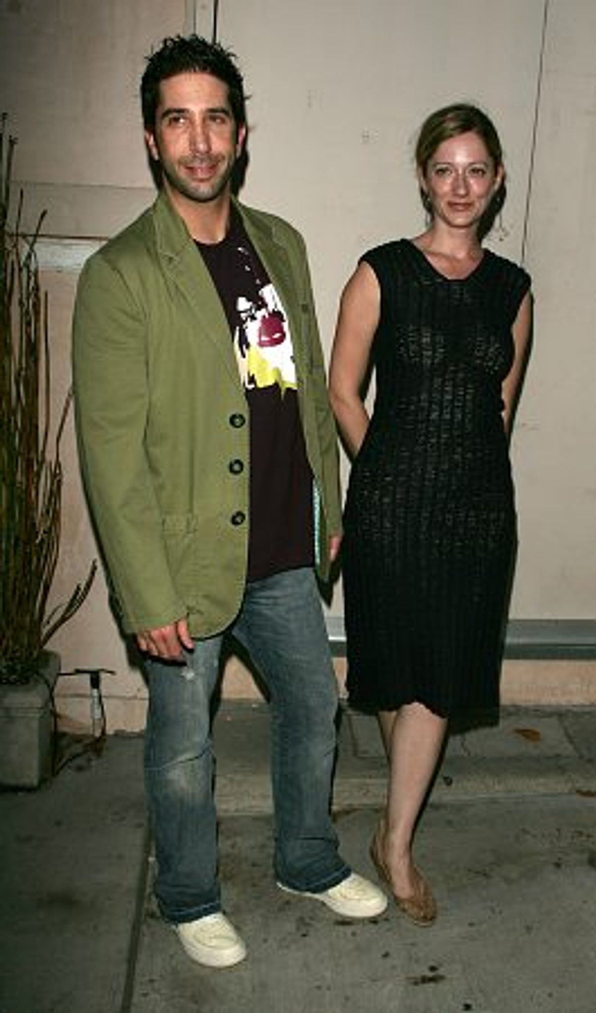 David Schwimmer and Judy Greer at 