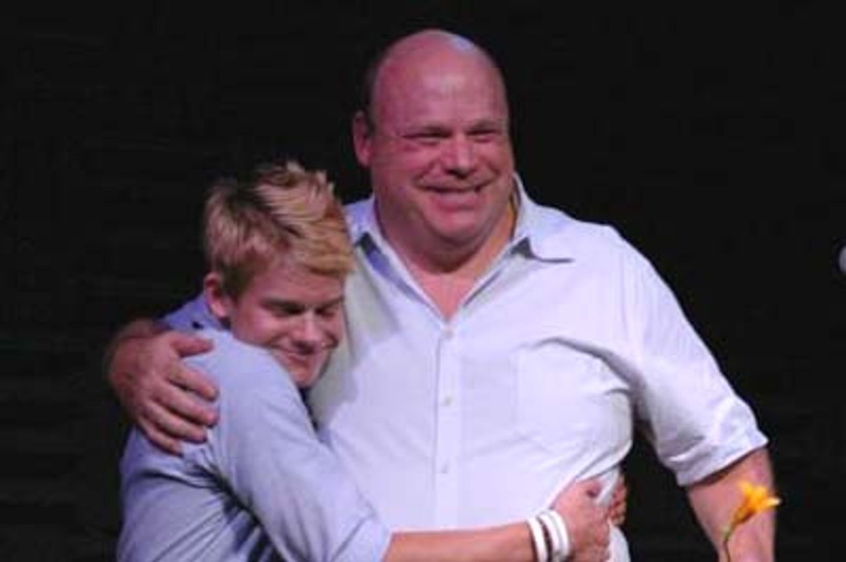 Andrew Keenan-Bolger and Kevin Chamberlin at 