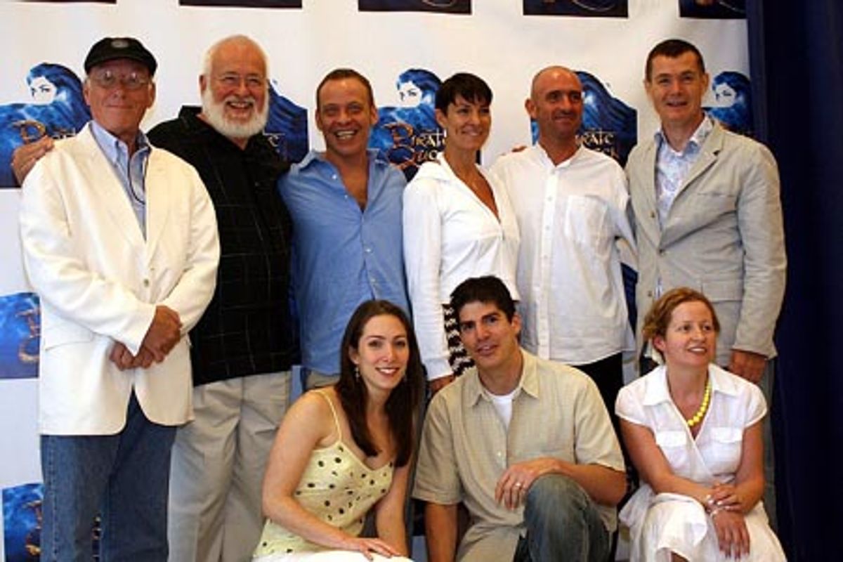 Back: Back: Eugene Lee, Frank Galati, Mark Dendy, Tara Young, Juliian Kelly, Martin Pakledinaz; Front: Rachel Bress, Paul Rubin, Carol Leavy Joyce at 