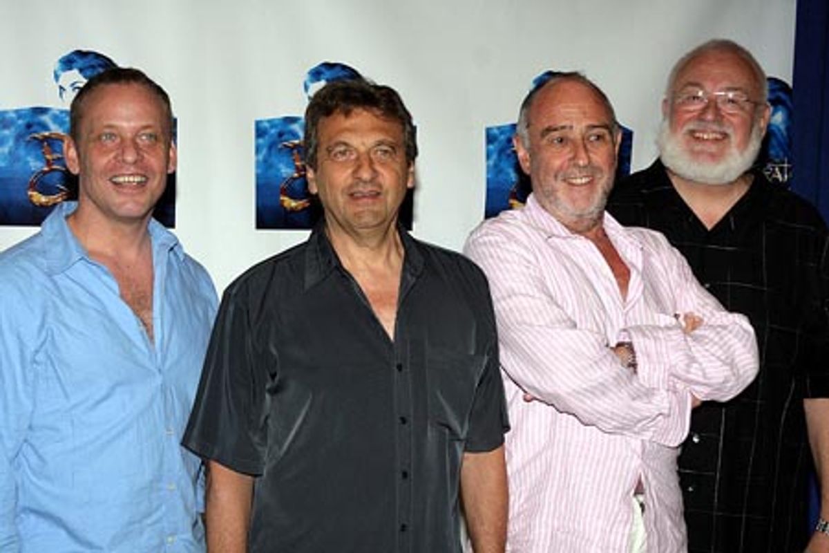 Mark Dendy, Alain Boublil, Claude-Michel SchÃ¶nberg, and Frank Galati at 