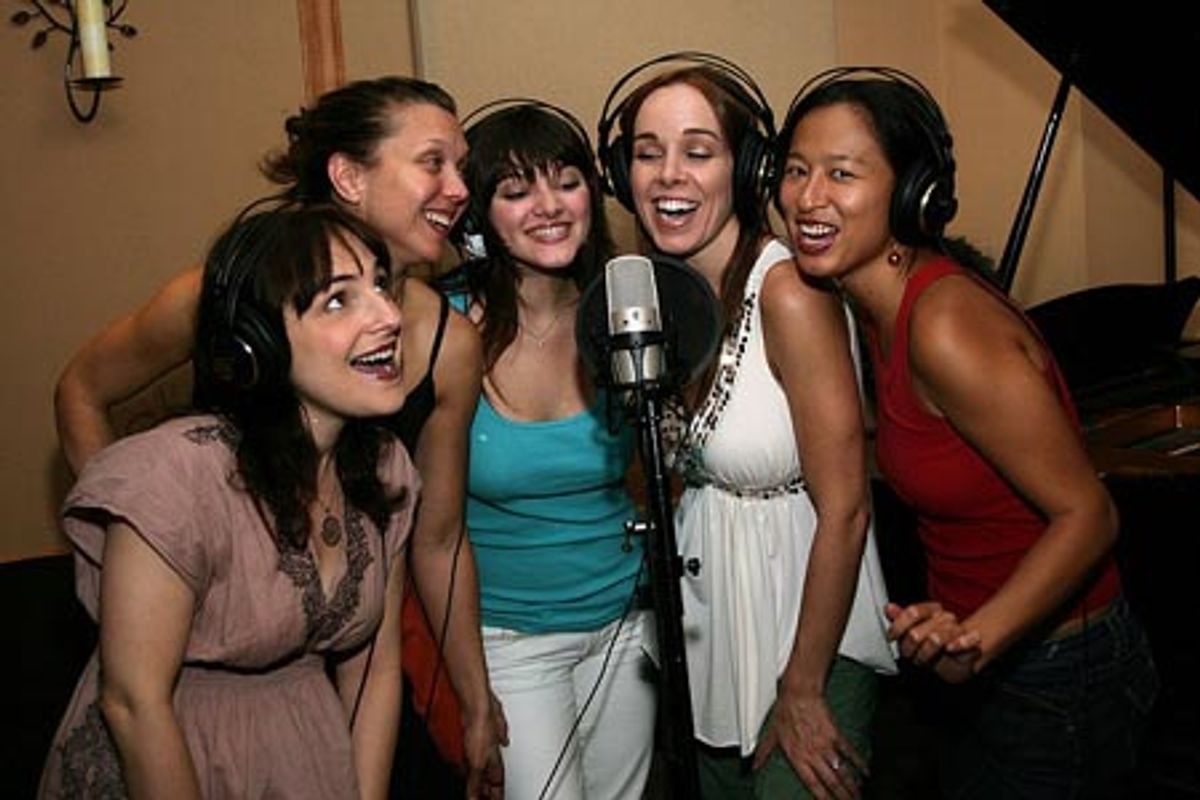 Denise Summerford, Julie Dingman-Evans, Erin Crosby, Erica Schroeder and Marie-France Arcilla at 