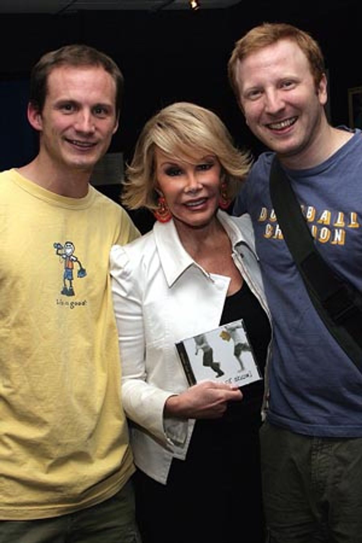 Jeff Bowen, Joan Rivers and Hunter Bell at 