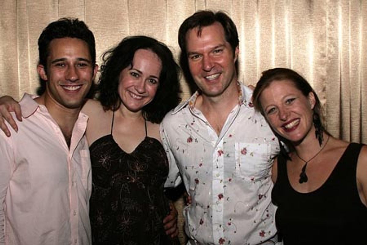 Adam Arian, Anne Bobby, Ron Bohmer, and Amy White at 