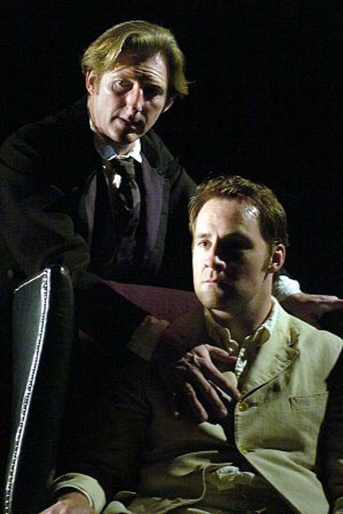 Adrian Dunbar and Peter McDonald at 