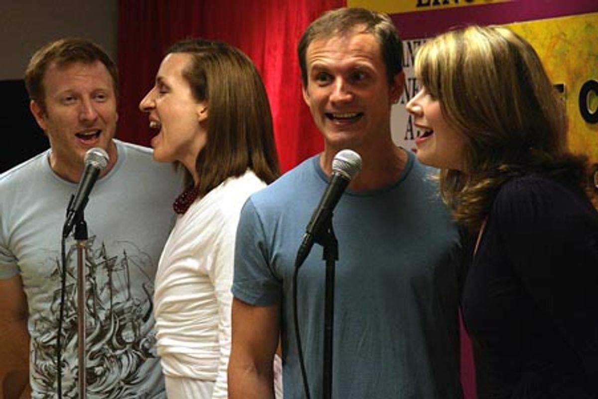 Hunter Bell, Susan Blackwell, Jeff Bowen and Heidi Blickenstaff at 