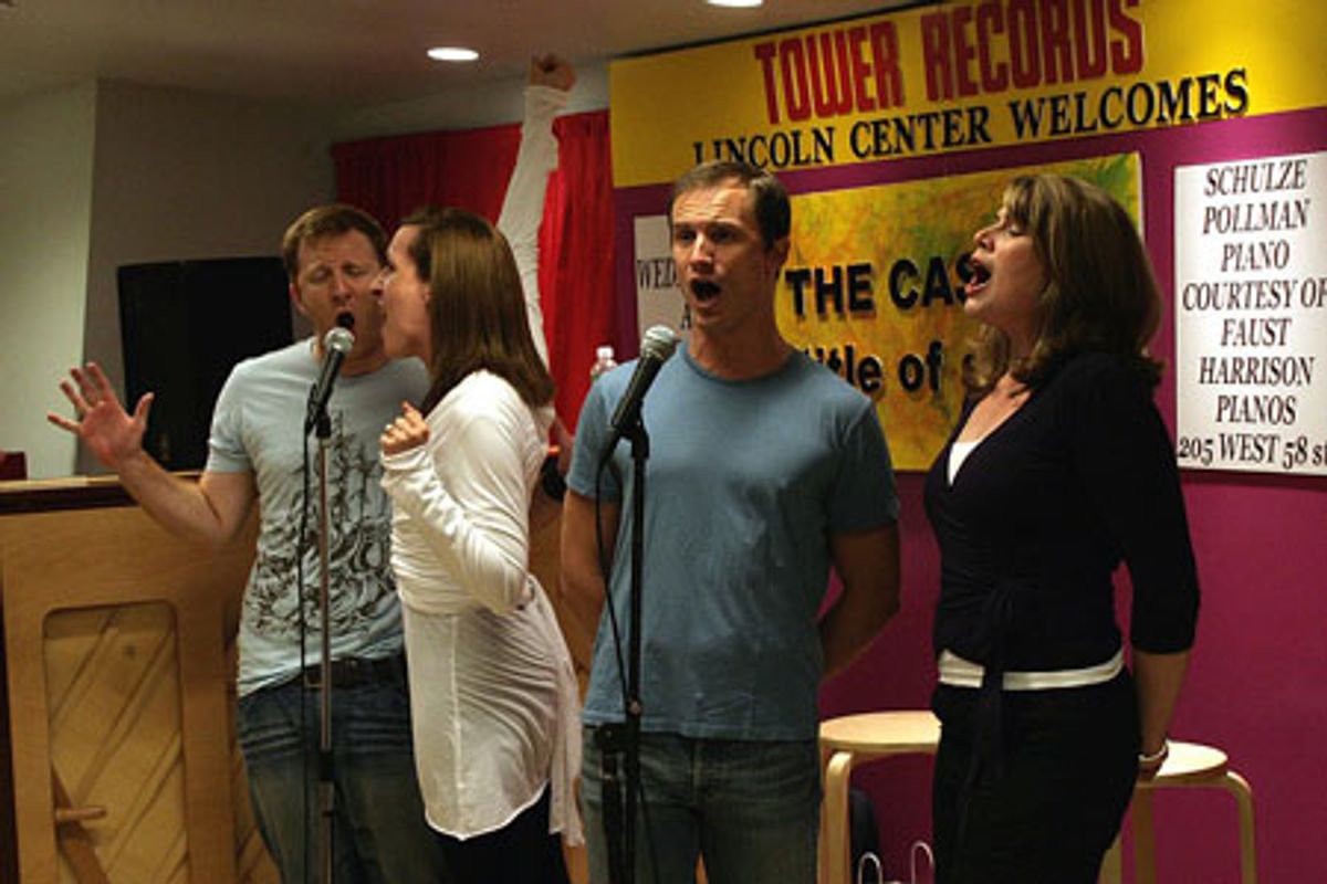 Hunter Bell, Susan Blackwell, Jeff Bowen and Heidi Blickenstaff at 