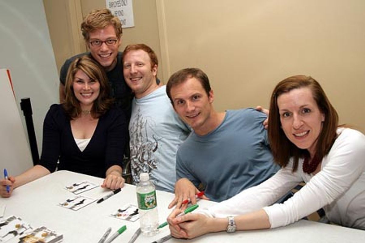 Heidi Blickenstaff, Barrett Foa, Hunter Bell, Jeff Bowen and Susan Blackwell at 